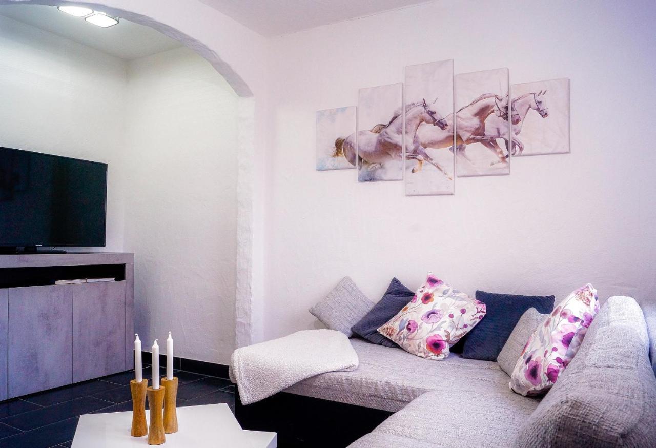 Moderne Ferienwohnung Black Beauty Auf Idyllischem Reiterhof Naehe Burg Eltz Münstermaifeld المظهر الخارجي الصورة